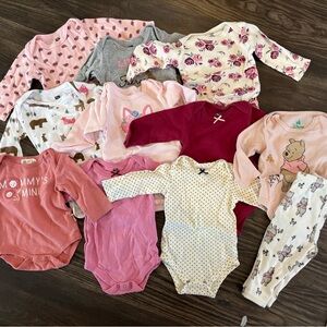 Assorted Baby Onesies and Leggings